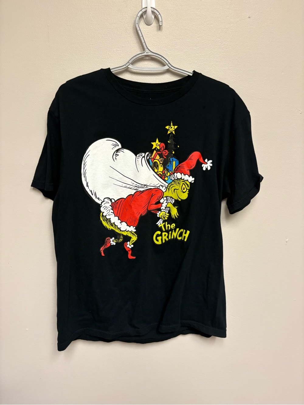 The Grinch Black Christmas Shirt Size L